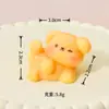 Acessórios de Pelúcia de Desenho Animado de Golden Retriever Pequeno, Decorações Artesanais DIY, Chaveiros de Bolsa, Enfeites de Mesa para Casa de Boneca