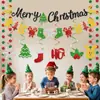 Conjunto de Festa de Natal Glitter da Amazon com Faixas, Decorações Penduradas Espirais e Guirlanda