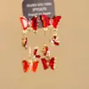 Pendientes Súper de Hada con Aguja de Plata, Flores Incrustadas con Diamantes y Borlas de Cristal, Pendientes Versátiles Dulces y Elegantes con un Toque de Lujo Ligero y de Alta Gama para Mujeres
