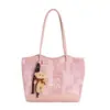 Bolsa Tote Grande de Gran Capacidad para Mujer Estilo Fresco 2026 Nueva Simple Cuadros Versátil para Viajar al Trabajo Hombro Axila Transversal
