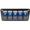 Cargador de Coche Control de Interruptor de Coche Combinación de 5 Posiciones Piezas de Modificación de Coche Control de Energía para Autobús Cargador de Coche