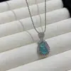 Nueva Cadena para Clavícula de Calabaza Pequeña Estilo Chino con Circonita Moda Lujo Ligero Temperamento Collar de Gama Alta Accesorio Versátil Exquisito