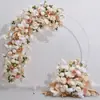 Arranjos de Flores Artificiais para Casamentos Transfronteiriços para Salões de Casamento, Decorações de Palco, Shoppings, Hotéis, Eventos de Banquete e Montagem de Cenas