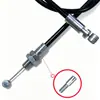 Tornillo de Rosca para Cable de Cambio y Freno de Bicicleta Galvanizado M6*30, Tornillo de Fijación con Escalón Galvanizado para Cable de Ajuste de Asiento
