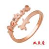 Anillo de doce constelaciones anillo de plata s925 anillo abierto para dedo meñique índice de mujer anillo para regalo de cumpleaños de novias