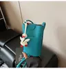 Bolsa Pequeña para Teléfono Cuatro Estaciones 2025, Bolso Versátil de Moda, Bolso de Hombro Cruzado Único, Bolso Pequeño con Patrón de Lichi, Bolso Cubo Texturizado
