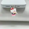 Amazon Desenho Animado Hello Kitty Urso Gota de Óleo Liga Metálica Plugue de Poeira para Celular Aliexpress Pingente de Moda Personalizado Pvc
