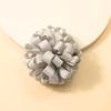 Comercio exterior hecho a mano lazo flor anillo para el cabello flor de burbuja colorida banda de listón flor para la cabeza anillo para la parte posterior de la cabeza para niños accesorios para el cabello para mujeres