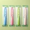 Cuchillo de fruta de acero inoxidable, venta al por mayor, cuchillo de fruta Yangjiang, cuchillo pequeño, pelador de melones y frutas, regalo con juego de cuchillos de cocina para el hogar