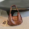 2026 Nuevo Bolso Retro de Hombro Plisado para Mujer, Gran Capacidad, Piel Suave, Bolso de Axila, Bandolera Versátil, Bolso Tote para el Trabajo