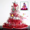Chapéu de Árvore de Natal Suprimentos de Decoração de Natal Chapéus de Natal de Seda de Chuva Não Tecidos Suprimentos para Festa Chapéus de Natal para Fantasia