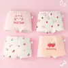 Ropa Interior Infantil Algodón Puro Clase A Ropa Interior para Bebés Niñas Cintura Media Pequeño, Mediano y Grande Pantalones Cortos Infantiles Verano Venta Directa de Fábrica Venta al por Mayor
