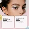 Zephoco Bastão de Sombra Cremosa Brilhante Prata Brilhante, Brilhante e Colorido, Não Desbota Facilmente, Bastão de Sombra com Glitter Cristal