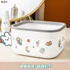 Mini Papelera de Escritorio Linda, Pequeña Papelera Creativa de Lujo para el Hogar, Contenedor de Almacenamiento Estilo Ins para Mesa de Café