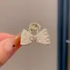 Pinza de Garra Pequeña con Strass de Estrella de Cinco Puntas en Forma de Corazón para Mujer, Pinza de Garra Exquisita de Gama Alta para Medio Cabello, Accesorio para el Cabello Tipo Pinza de Tiburón