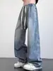 Jeans 2026 Novo Estilo Masculino Primavera e Outono Marca Americana High Street Moda Solta Reta Casual Longa Calça Masculina