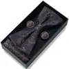 Caja de regalo de alta gama caliente transfronteriza para hombre, nuevo corbatín, juego formal de tres piezas, en stock, ventas directas de fábrica