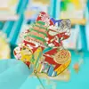 Souvenirs Culturales y Creativos de Nanchang Punto Turístico Escénico del Pabellón Tengwang de Jiangxi Marcapáginas Metálico Creativo Marcapáginas de Texto Estilo Chino