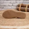 Sandalias Planas de Tanga Casuales para Mujer para Comercio Exterior, Nuevo Modelo 2026, Zapatos Romanos de Playa sin Cierre Tejidos, Tallas Grandes