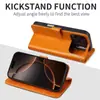 Funda protectora adecuada para iPhone 17 transfronterizo con ranura para tarjeta, funda de cuero para teléfono plegable Apple 17/16/15/14/con soporte