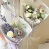 Nuevo producto de Huaying: Papel de regalo para flores frescas con patrones florales, papel de regalo floral fresco pintado a mano estilo ins, empaque de arte floral en stock