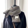 Chal para Mujer en Otoño e Invierno, Bufanda de Cuello Cálida tipo Pulóver, Chal de Punto de Cuello Alto para Hombros, Estilo Coreano, Elegante Chal Bufanda Dividida