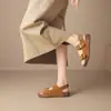 Sandálias Zhr Birkenstock para Mulheres, Uso ao Ar Livre, Novidade Verão 2026 Sandálias de Praia, Sandálias Baixas para Mulheres, Adequadas para Combinar com Vestidos