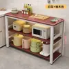 Prateleira de cozinha cesta de vegetais multifuncional bancada de corte forno de micro-ondas armazenamento de panelas armário lateral estreito mesa multicamadas
