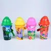 Taza con popote termo deportivo para niños taza a prueba de fugas taza con diseño de caricatura taza con popote 500ml se puede muestrear a figura