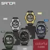 Reloj Deportivo Sanda para Hombres y Adolescentes Reloj Multifuncional para Estudiantes Resistente al Agua Esfera Grande Reloj Electrónico Venta Directa de Fábrica