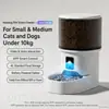 Comedero Inteligente WiFi para Mascotas 4L Dispensador Automático de Comida para Perros y Gatos con Control por App, Temporizador y Grabación de Voz