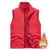 Chaleco impermeable para equipo de voluntarios Otoño/Invierno Chaleco de alta gama con forro polar para estudio de investigación Ropa de trabajo Chaleco Estampado personalizado con logo