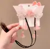 Pasador de Peluquería Antiguo Hanfu con Alas de Mariposa para Niña Accesorios para el Cabello con Borla Antigua Estilo Chino Lindo Pasador con Cinta