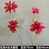 Arte Floral para Casamento Flor Vermelha Material de Fundo Decoração Ikebana Rosa Eucalipto Arranjo para Sala de Estar Interna