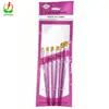 Fabricante Transfronterizo Mayorista Pinceles de Pintura al Óleo Herramientas de Pintura de Cabeza Plana Juego de 6 Piezas Mango de Plástico Cerdas de Nylon Juego de Pinceles para Pintura al Óleo