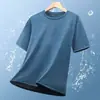 En Stock Venta Directa de Fábrica Verano 2026 Alta Calidad Manga Corta Transpirable Alta Elasticidad Moda Masculina Versátil Casual Camisa de Manga Corta