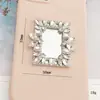 2025 Novo Espelho de Coração DIY Acessórios de Joias para Celular Diamante Pérola Flor Lente Materiais de Beleza para Celular