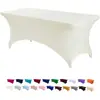 Funda Elástica para Mesa Transfronteriza de Comercio Exterior, Venta Directa de Fábrica, Mantel Elástico de Spandex para Fiesta de Bodas, Funda para Mesa de Cóctel, Mantel