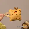 Acessórios de Cabelo Grampo de Cabelo Comida Franja Presilha Torrada Pão Desenho Animado Fofo Presilha BB Cor de Café Hambúrguer Menina Grampo de Cabelo Crianças