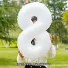 Globos Digitales Versión Americana de 32 pulgadas Globos de Película de Aluminio Oro Plata Decoración para Fiesta de Cumpleaños Boda Día de Año Nuevo Venta al por Mayor