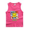 Colete Infantil Roupa de Verão Meninos Camiseta Básica 100% Algodão Moda Verão Meninas Roupa Externa para Bebê Camiseta Sem Manga