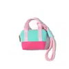 Bolsa de Lona Outono Nova Grande Capacidade Cor Contrastante Bolsa Tote Feminina Bolsa de Ombro para o Dia a Dia Estilo Coreano Moda Bolsa de Mão para Mulheres