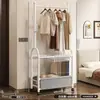 Perchero de pie para dormitorio, tendedero para uso doméstico, perchero para pantalones, tendedero para balcón, perchero móvil simple