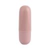 Tubo de lápiz labial de cabeza redonda ovalada, material de embalaje, tubo de cera de vaselina de 3,5 g, tubo de brillo labial, botella de lápiz labial plana de plástico