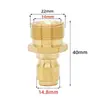 Conector para lavadora a presión, conector rápido para pistola de agua de máquina lavacoches, adaptador de entrada y salida, accesorios para manguera
