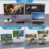 Estación de acoplamiento 14 en 1 multifuncional Hub USB3.0 doble pantalla con 2K HDMI DVI/VGA puerto de malla puerto para auriculares