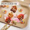 Casa Linda de Bloques de Construcción Llavero de Dibujos Animados con Cuentas Colgante Accesorios Cuentas Sueltas Materiales para Manualidades Decoraciones con Cuentas