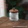 American Acacia Wood Carved Mason Storage Jar Cozinha Selada Coarsegment Garrafa Selada Transparente Mason Garrafa De Vidro Selada