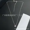 Nuevo collar transfronterizo europeo y americano de cuerda de cáñamo David con incrustaciones de diamantes, auténtico con etiqueta, hecho de latón, moda de lujo ligero, venta al por mayor para transmisión en vivo