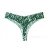 Patrón de Camuflaje Sexy Europeo Americano de Tiro Bajo Talla Grande Calzones para Mujer Hielo Seda Sin Costuras Transpirables Algodón Puro Entrepierna Deportivos T-Pants Moldeadores de Glúteos